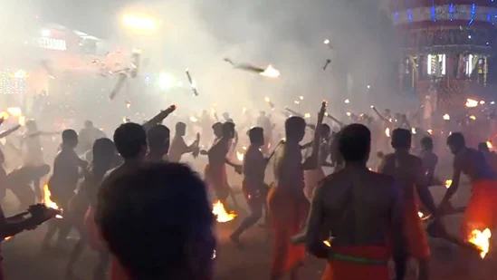 The Fire Ritual At Kateel Durga Parmeshwari Temple