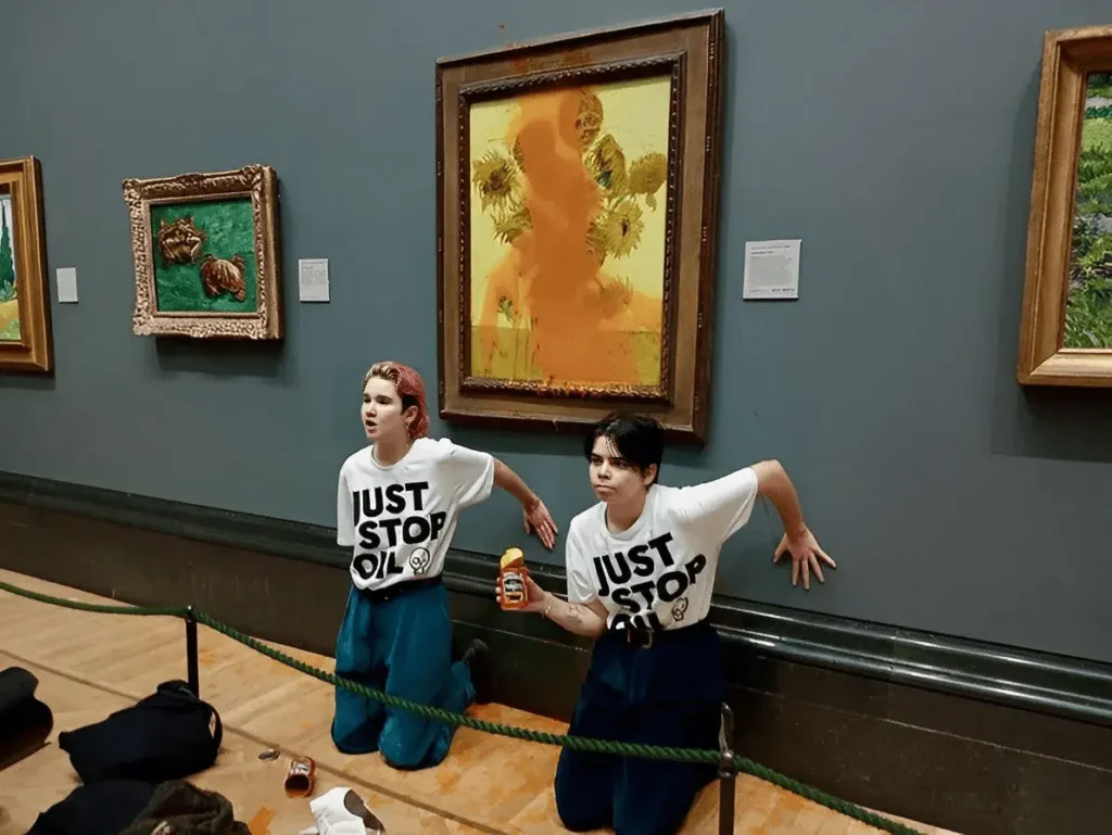 Activists Splatter Van Gogh’s Painting With Soup