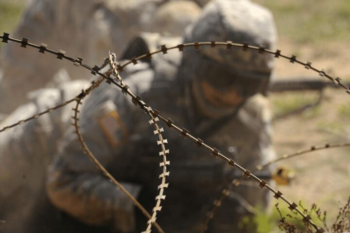 National Guard Block Migrants Crossing The Texas Border