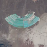 Lithium mining activities in northern Argentina representing technology resource extraction and mineral supply chains for AI computing hardware article.