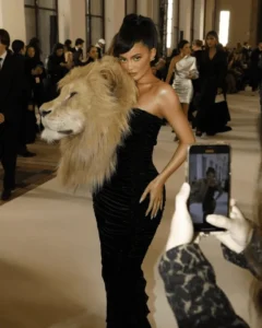 Animal Activists Divide Over Kylie Jenner’s Lion Head Gown at Paris Couture Week