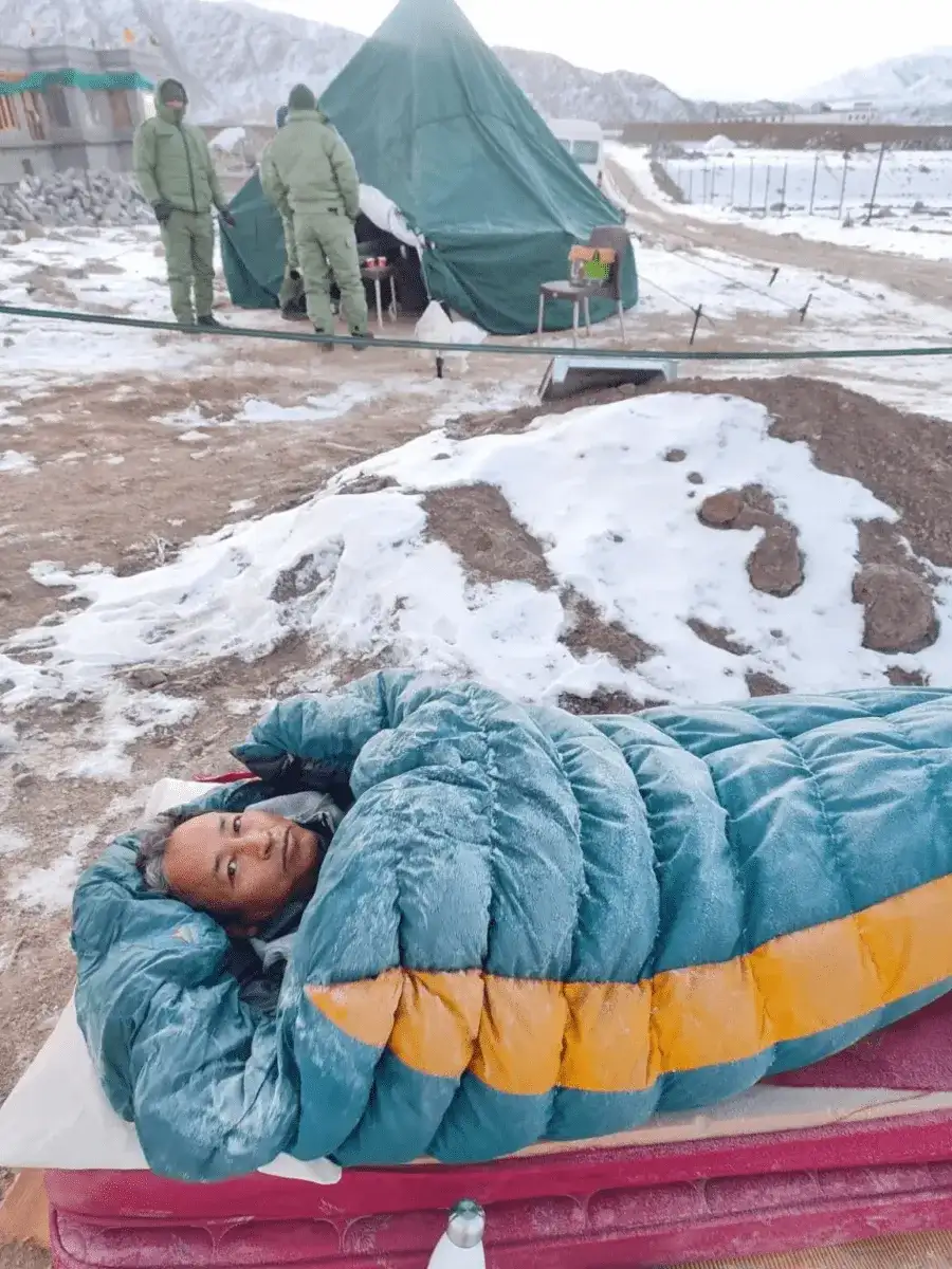 SOS from Roof Of The World: Magsaysay Award Winner Sonam Wangchuk’s Climate Fast In Ladakh