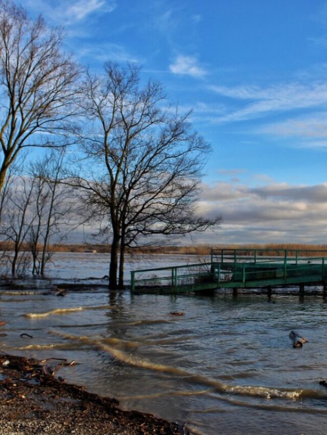Overflowing Mississippi River Causes Road Closures And Potential