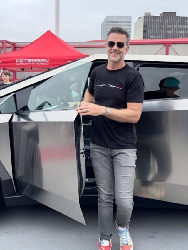 Franz von Holzhausen Steals the Show Tesla's Cybertruck at Exclusive