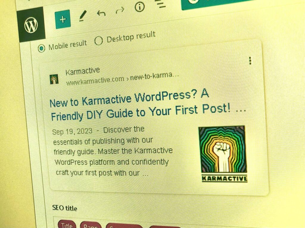 wordpress karmactive