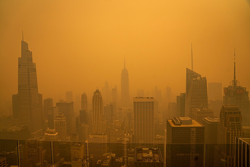 Quebec Canada Wildfire Smoke Consumes New Jersey and New York City June 7 2023