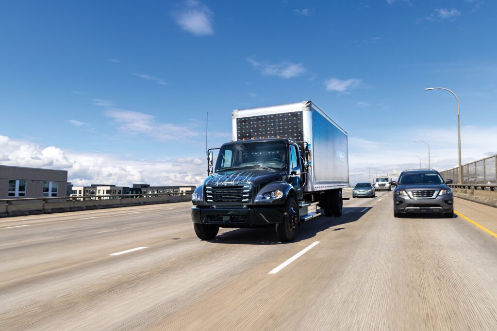 Daimler's eM2 Electric Truck Rolls Out!