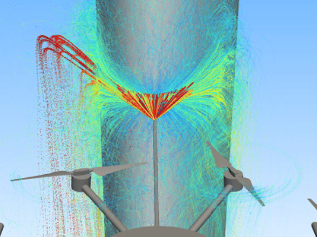 Drones protect wind turbines from ice