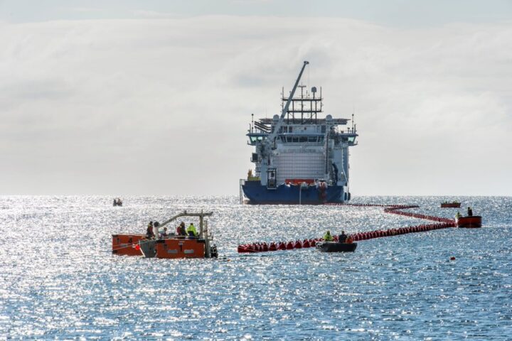 A Ship In The Ocean