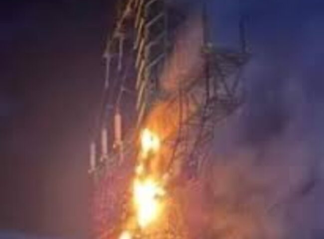Fire attack on Tesla's Berlin Factory.