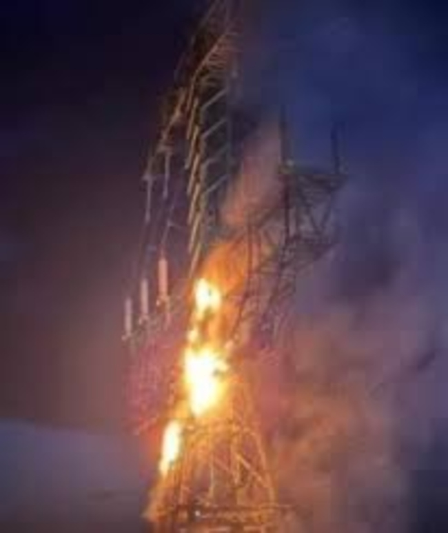 Fire attack on Tesla's Berlin Factory.