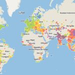 Interactive global map of 2023 PM2.5 concentrations by city.