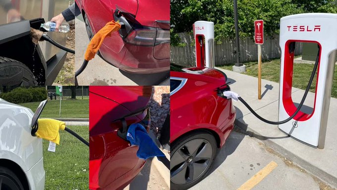 Unconventional method increases Tesla V2 charging by 50% using just a wet towel. See how drivers enhance performance without upgrading hardware.