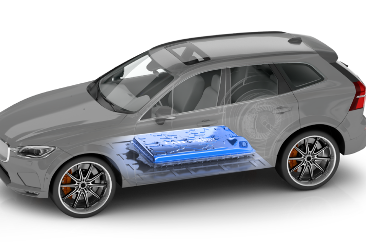 The battery inside an electric vehicle - Image Source - CATL