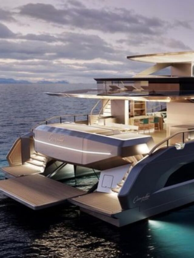 Cosmopolitan 125 Hybrid Catamaran: The 124-Foot Solar-Powered Yacht ...