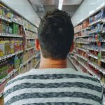 Representative Image. A man shopping in Supermarket.