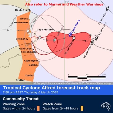 Cyclone Alfred Brings 155 km/h Winds and 12.3m Waves, $16,100 Fines for ...