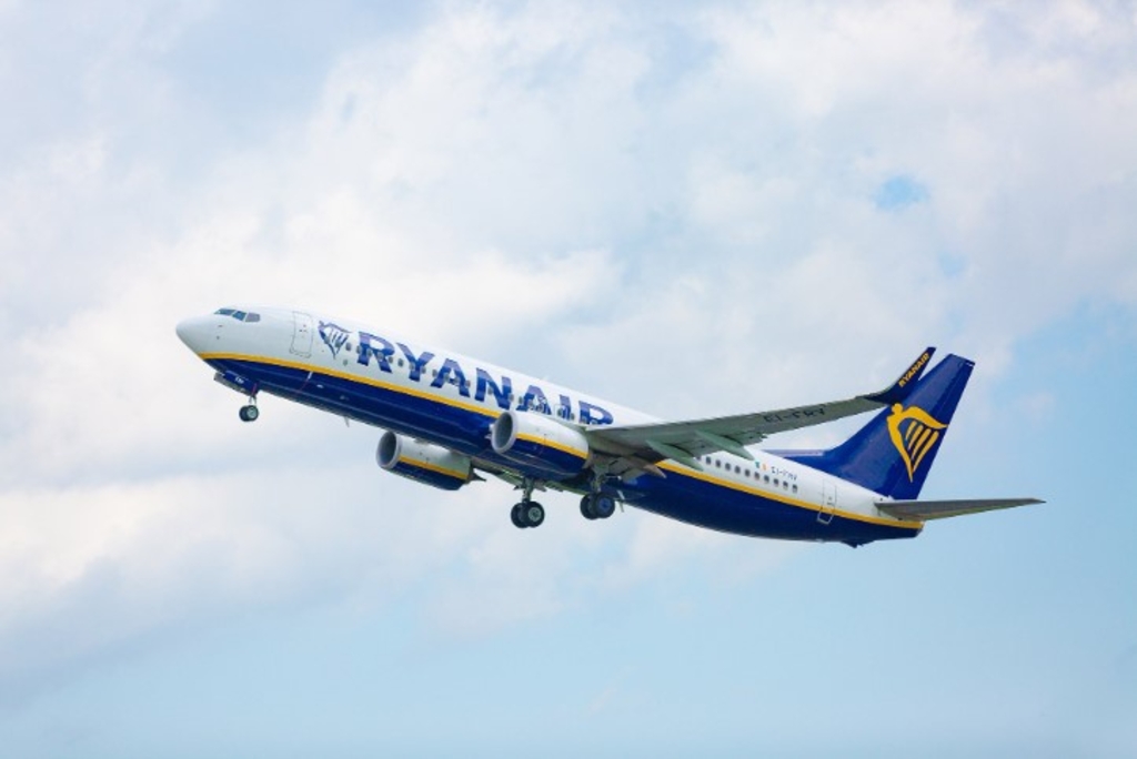 Representative Image. Ryanair Plane taking off.