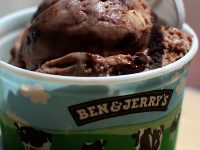 Representative Image. Ben & Jerrys Half Baked Frozen Yogurt.