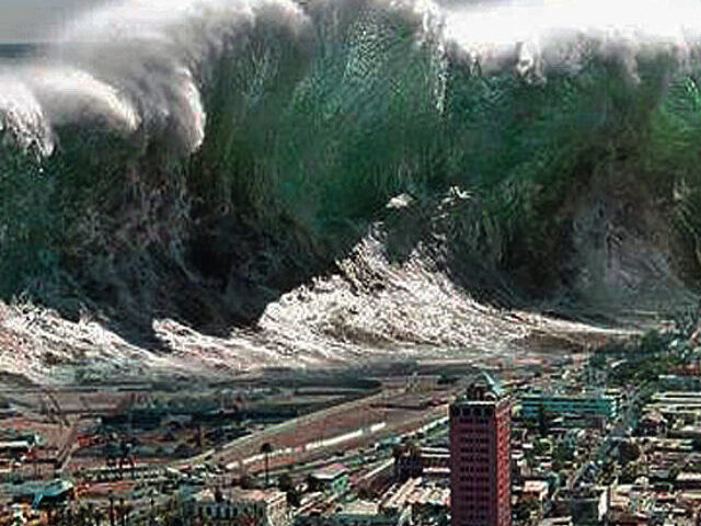 Representative Image. Tsunami.