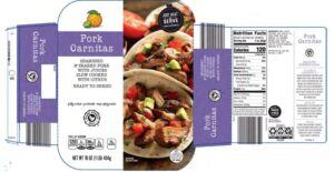 Pork Carnitas Pakage.Photo Source: USDA Goverment