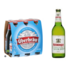 Uberbrau Ultra Low Alcohol Lager 330mL and Henninger Lager Bottle 660mL. Photo Source: Food Standards Australia and New Zealand
