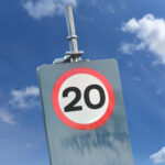 20 Km Speed Sign.Photo Source: Falkirk Council