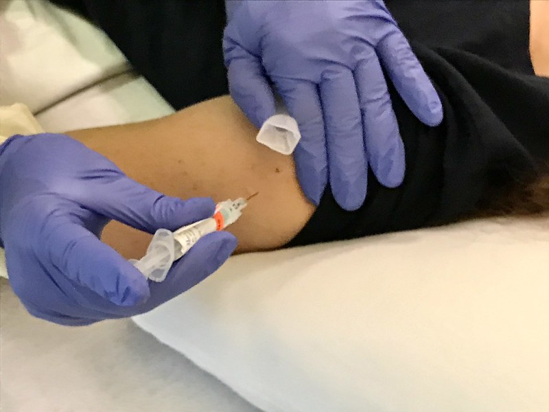 Representative Image: Universal Flu Vaccine Trial Volunteer Receives Injection. Photo Source:NIAID (CC BY 2.0)