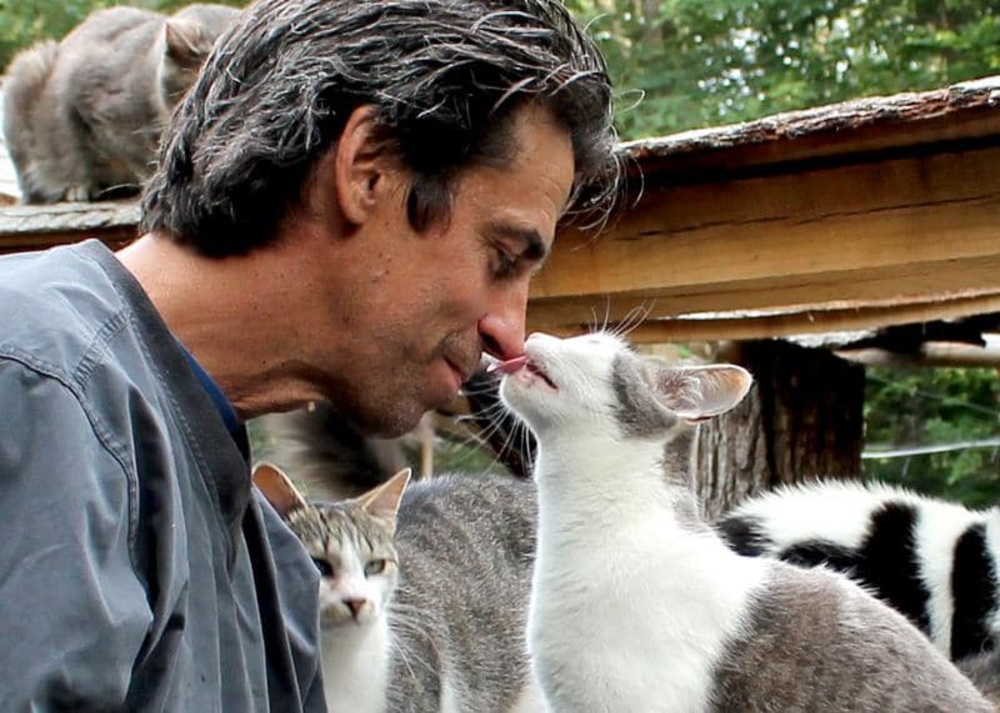 Man With cat. Photo Source: Facebook