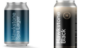 HAWKSTONE SPA LAGER 330ML CANS and HAWKSTONE BLACK 440ML CANS. Photo Source: Amazonnews.com