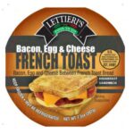The packaging for a frozen breakfast sandwich from Lettieri's Food To Go. Photo Source - Lettieri's