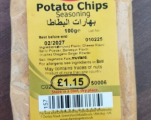 Damasgate recalls Sofra Potato Chips, Photo Source: Food Standards Agency