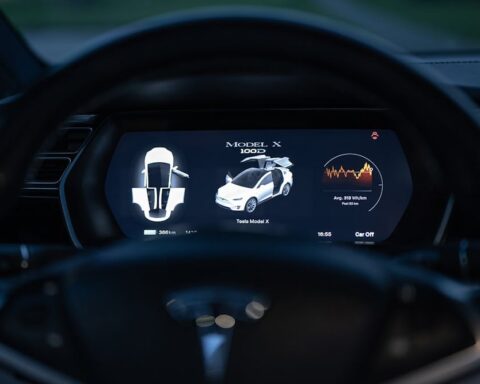 Representative Image: Dashboard of Tesla Model X. Photo Source: Vladimir Srajber (Pexels)