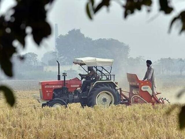 Representative Image: Agriculture in Punjab, Tractor in field, Field preparation Wheat farming in Punjab, India. Photo Source: CIAT (CC BY-SA 2.0)