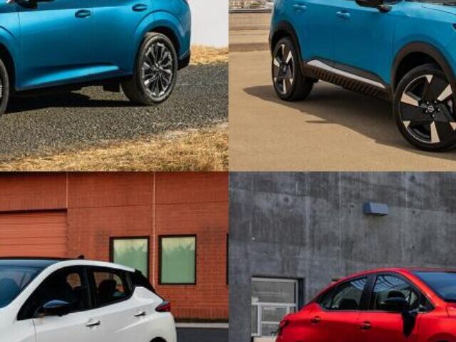 4 Nissan vehicles. Photo Source - Nissan