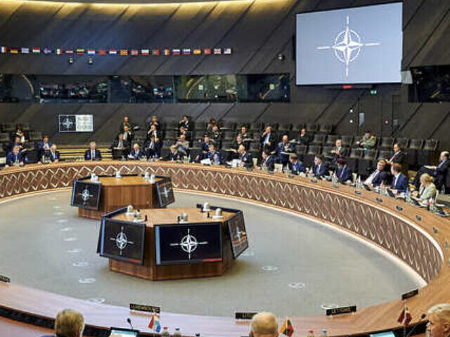 Allies and NATO commit to ensuring that the AI applications they develop and consider for deployment will be in accordance with the six principles explained above. Pictured: Allied Defence Ministers meeting at NATO Headquarters on 21-22 October 2021. © NATO