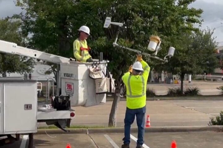 Installation of first phase of 100 weather stations will enhance and improve storm mobilization, preparation and response to major weather events. Photo Source: CenterPoint Energy - Texas (X)