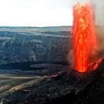 Lava erupts from Kilauea. Photo Source: USGS