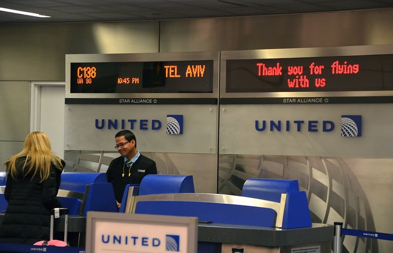 United Airlines, Newark International Airport, (EWR), Newark, NJ Photo Source: Adam Fagen (Flickr)