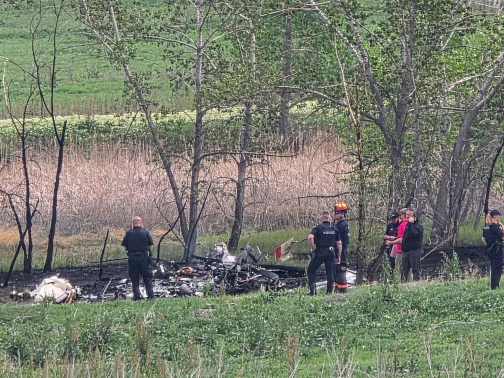 North Metro Fire is on scene of a plane crash north of Midway and east of Brainard in Broomfield. The plane crashed in a field and crews have extinguished the fire. There are no survivors. Photo Source-Kelly Werthmann (Facebook)