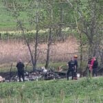 North Metro Fire is on scene of a plane crash north of Midway and east of Brainard in Broomfield. The plane crashed in a field and crews have extinguished the fire. There are no survivors. Photo Source-Kelly Werthmann (Facebook)