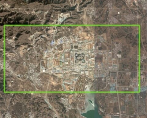Image. Chinese Military Base. Photo Source: Maxar.