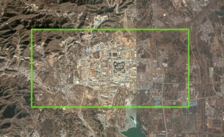 Image. Chinese Military Base. Photo Source: Maxar.