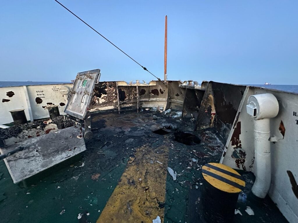 Drone Attack - Photo Source- FREEDOM FLOTILLA