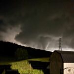 London Kentucky about 70 miles south of us got hit hard last night. Photo source: Dee Fife-Gay