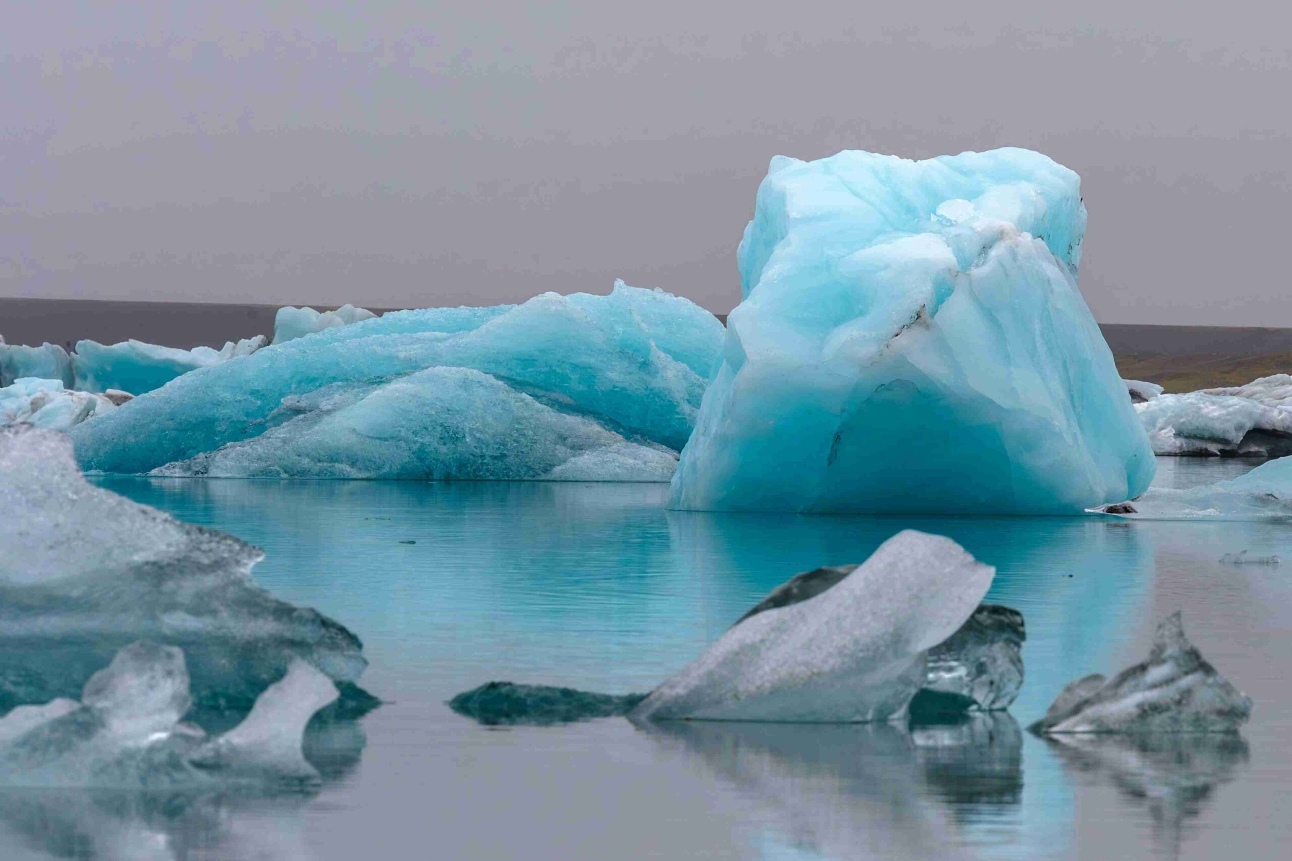 Glacier in a Sea. Image Source: Fahad AlAni (Pexels)
