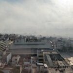 Toxic Cloud Over Catalonia. Photo Source: Vilanova i la Geltrú