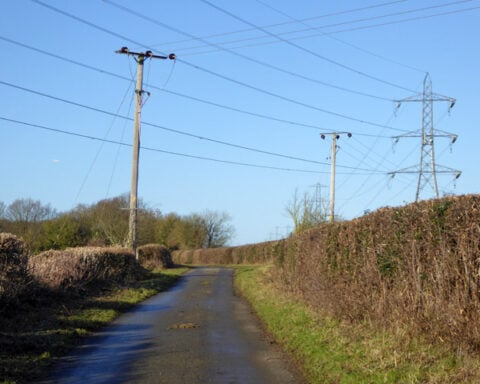 Representative Image. Power Lines. Photo Source: Robin Webster (CC BY-SA 2.0)