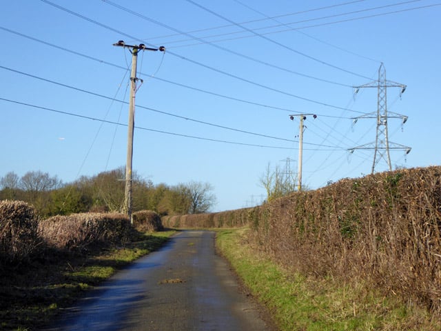 Representative Image. Power Lines. Photo Source: Robin Webster (CC BY-SA 2.0)