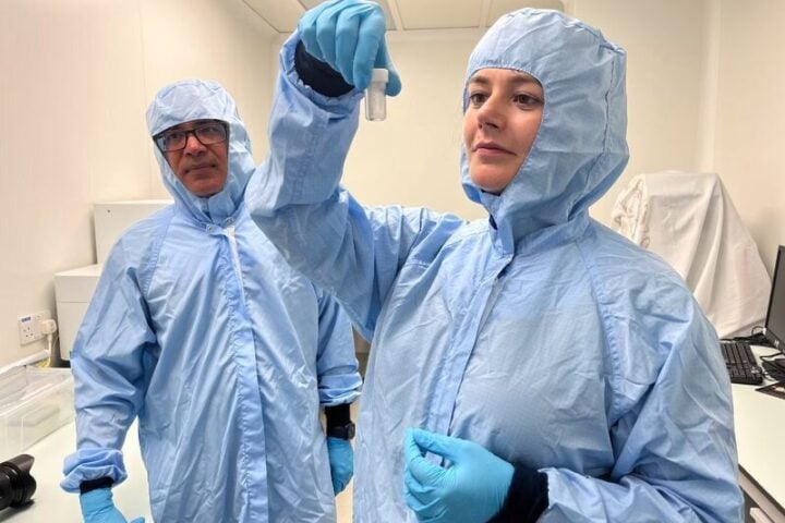 Open University Scientists. Photo Source: Georgina Rannard